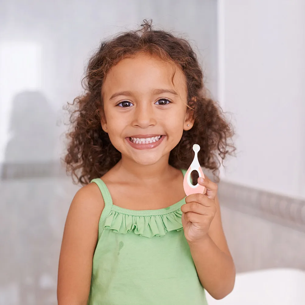 4Pcs Baby Training Toothbrush Soft Bristles Newborn Toddler Oral Care Infant Tooth Brush Teeth Cleaning Tool Bristles Toothbrush