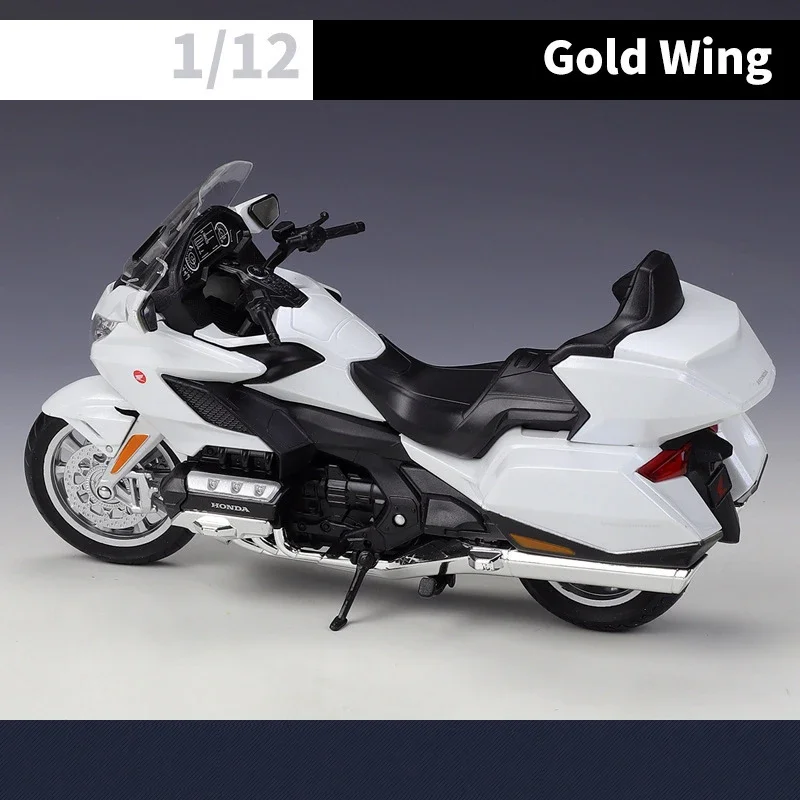 WELLY 1:12 2020 Honda Gold Wing motocicleta modelo de aleación de simulación colección de adultos decoración regalos juguetes para niños