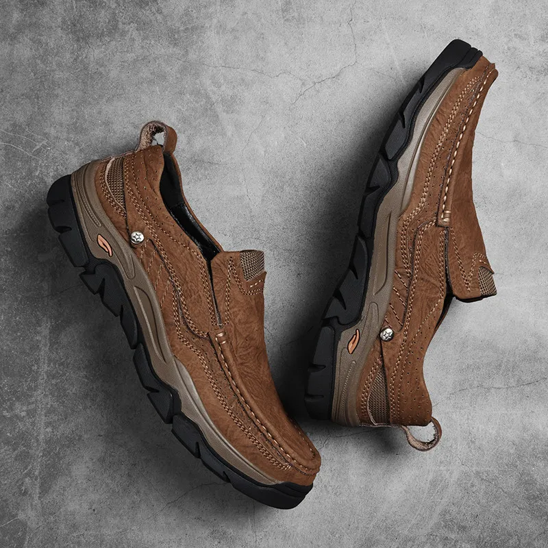 New Thick Bottom Non Slip Leisure Breathable Autumn Soft Bottom Sports Outdoor High End Exquisite Mountaineering Shoes