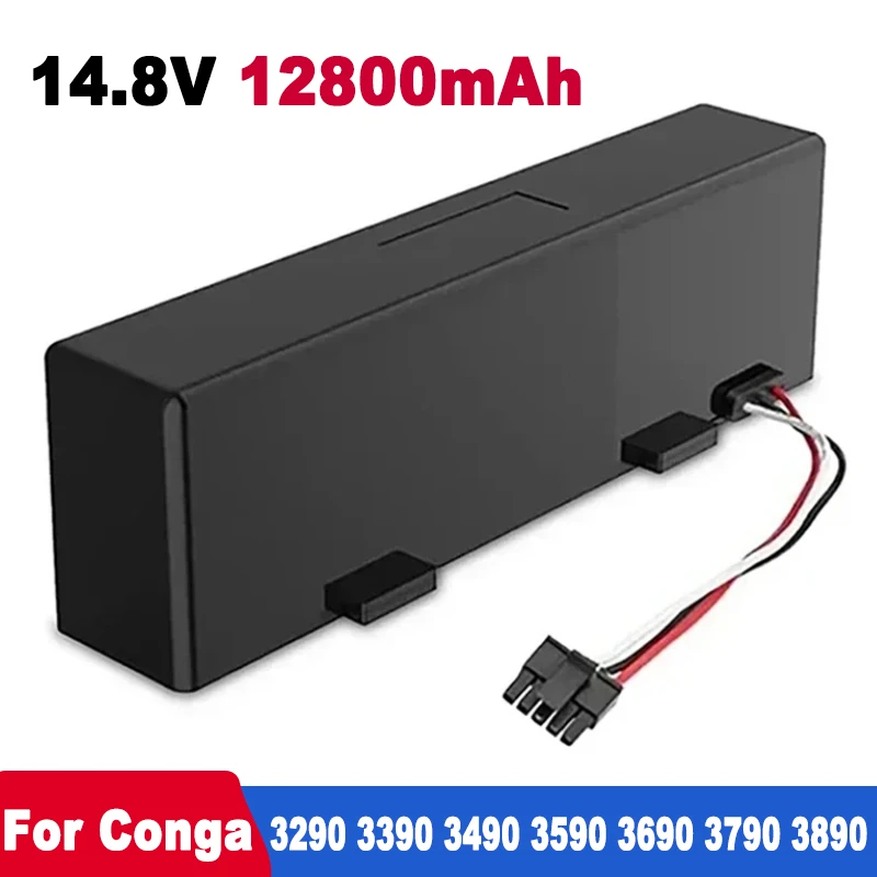 Original 14.8V  Rechargeable battery For Conga 3290 3390 3490 3590 3690 3790 3890 Sweeping Mopping Robot 3200mah Vacuum Cleaner