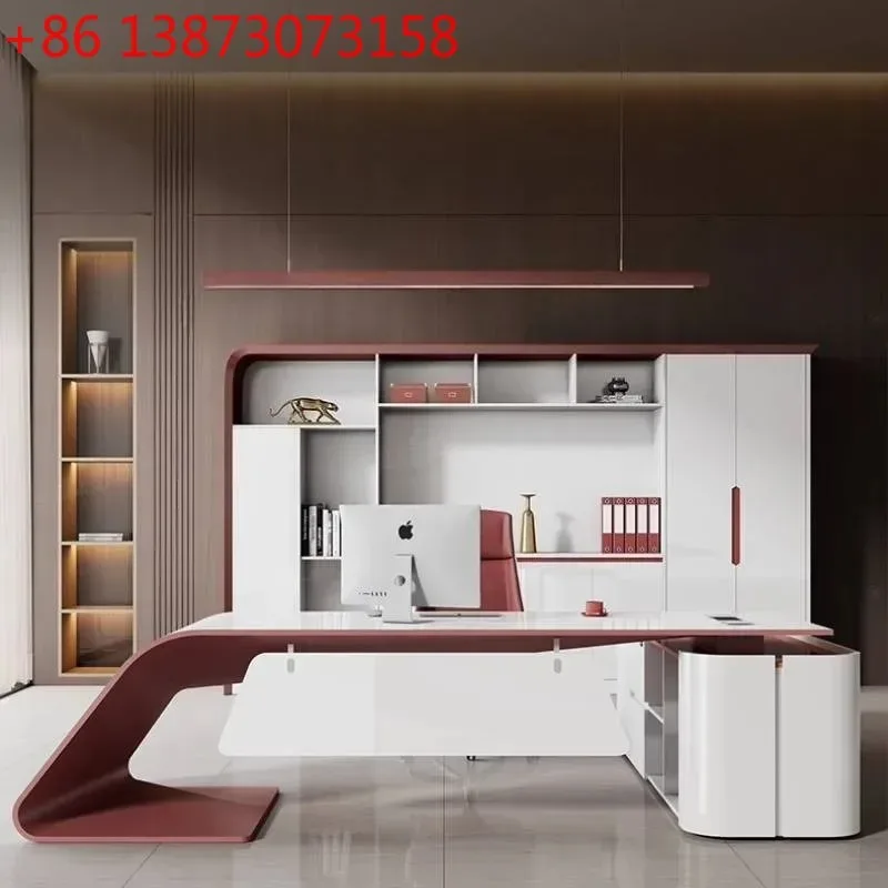 Premium Experience Office Desk Laptop Sedentary Vanity Appoint Ergonomic Bureaux Scrivania Da Ufficio Furniture