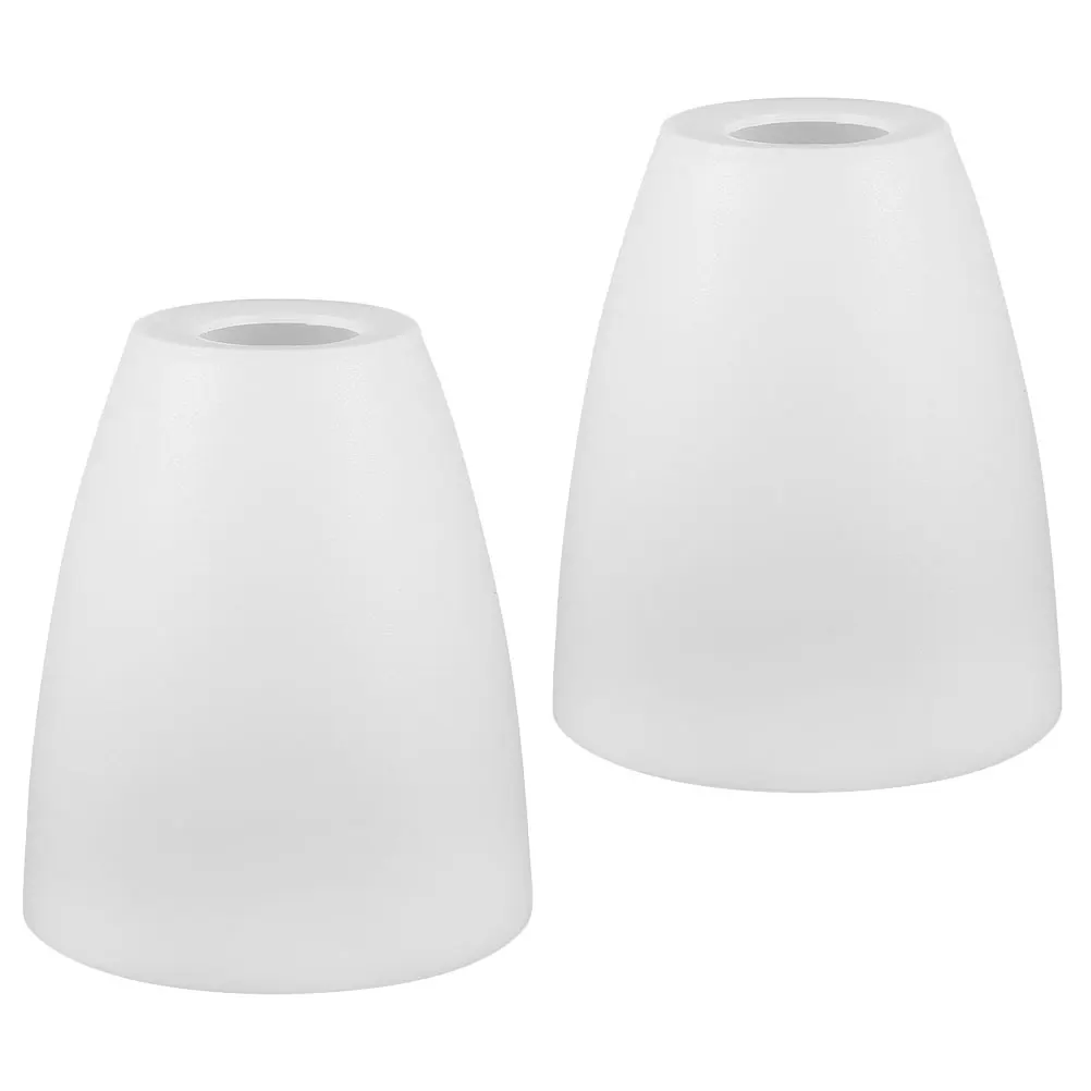 

2pcs Small Plastic Lampshade 42Mm Hole Replacement Wall Light Shade Cover For Ceiling Lamp Drum Lampshade Indoor Light Accessory