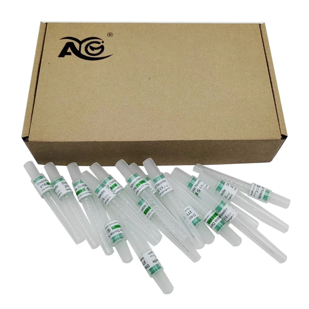 50pcs Dental consumables Disposable Dental Needles in Perforated 30G(0.3x16/21/32mm)/27G(0.4x12/25/35mm)