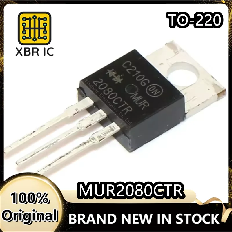 

(20/50 pieces) MUR2080 MUR2080CTR 2080CTR TO-220 paired fast recovery diodes new original authentic spot