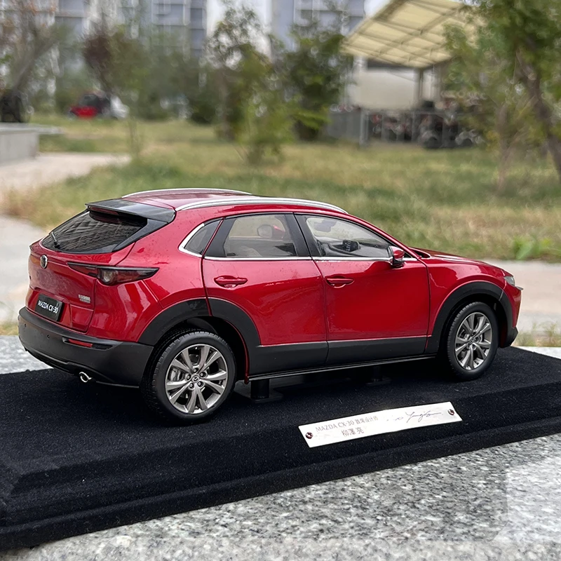 High Simitation 1:18 Mazda CX-30 2020 SUV Mazda 3 Axela Diecast Model Alloy Toy Car Miniature Boy Gift Collection