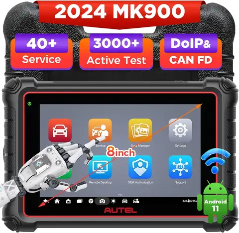 Autel MaxiCOM OBDII 스캐너, 모든 시스템 진단 스캔 도구, 활성 테스트 DoIP CAN FD FCA Autoauth SGW 업데이트, MK808BT PRO, MK900