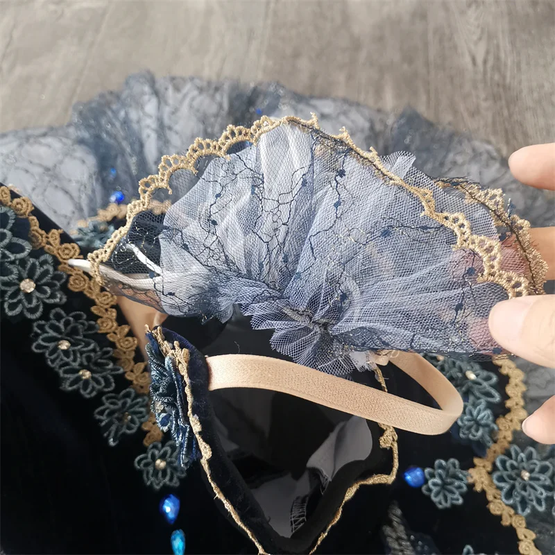 Professional High Quality Hot Sale Costom Size Costom Color Girls 12 Layers Performance Multi Color Classical Velvet Ballet Tutu