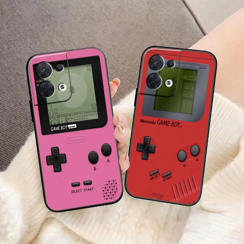 Classic Game-Boy Model Phone Funda Coque Case For OPPO FIND X5 X3 X6 RENO 10 8 7 7Z 2Z 6 6Z 5 4 Lite Pro Plus Case Shell Cover