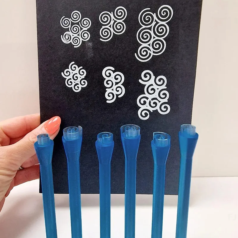 [YU] 3/4 Uds. Conjunto de herramientas de punteado Floral de flores herramientas de estampado de puntos de Mandala para bolígrafo de sello de arte Rock DIY Graffiti hogar al aire libre