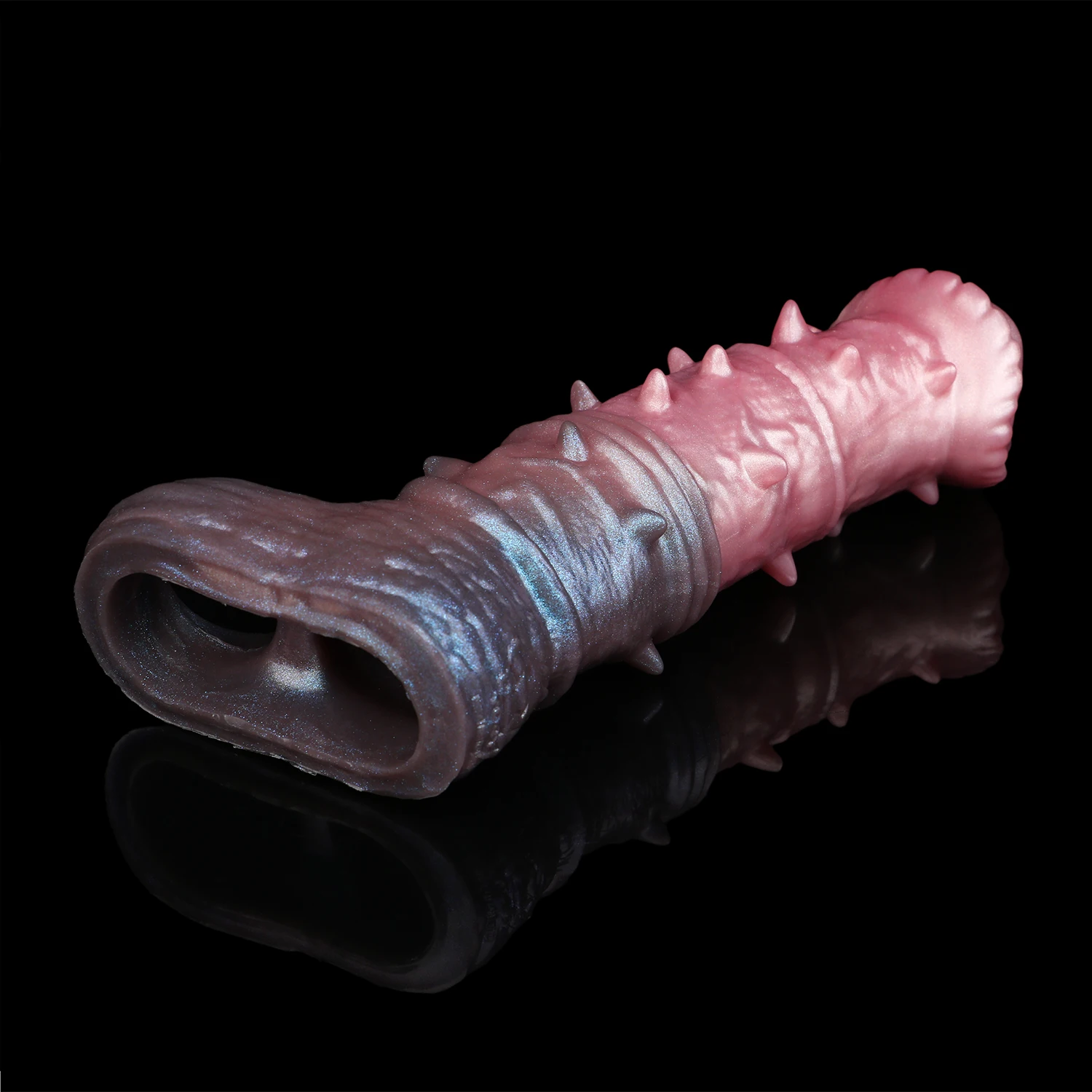 NSFU سيليكون القضيب كم مع لينة انتقادات الحصان دسار غمد الكلب الديك مقاس موسع ومكبر مثير ألعاب جنسية للذكور ديك #6