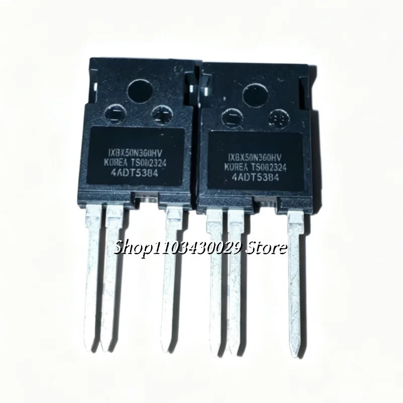 2Pcs New and Original IXBX50N360HV TO-247PLUS-HV 50A 3600V BiMOSFET Monolithic Bipolar Metal Oxide Semiconductor Transistor