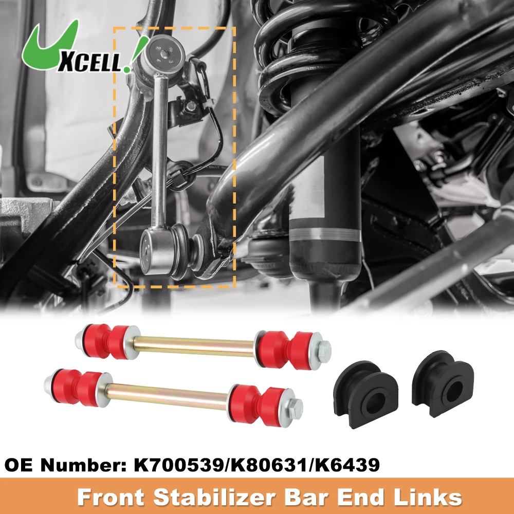 Uxcell 4pcs Front Sway Bar Links With Bushings for Ford Explorer 1998-2005 for Mazda B4000 1998-2010 for Mercury Mountaineer