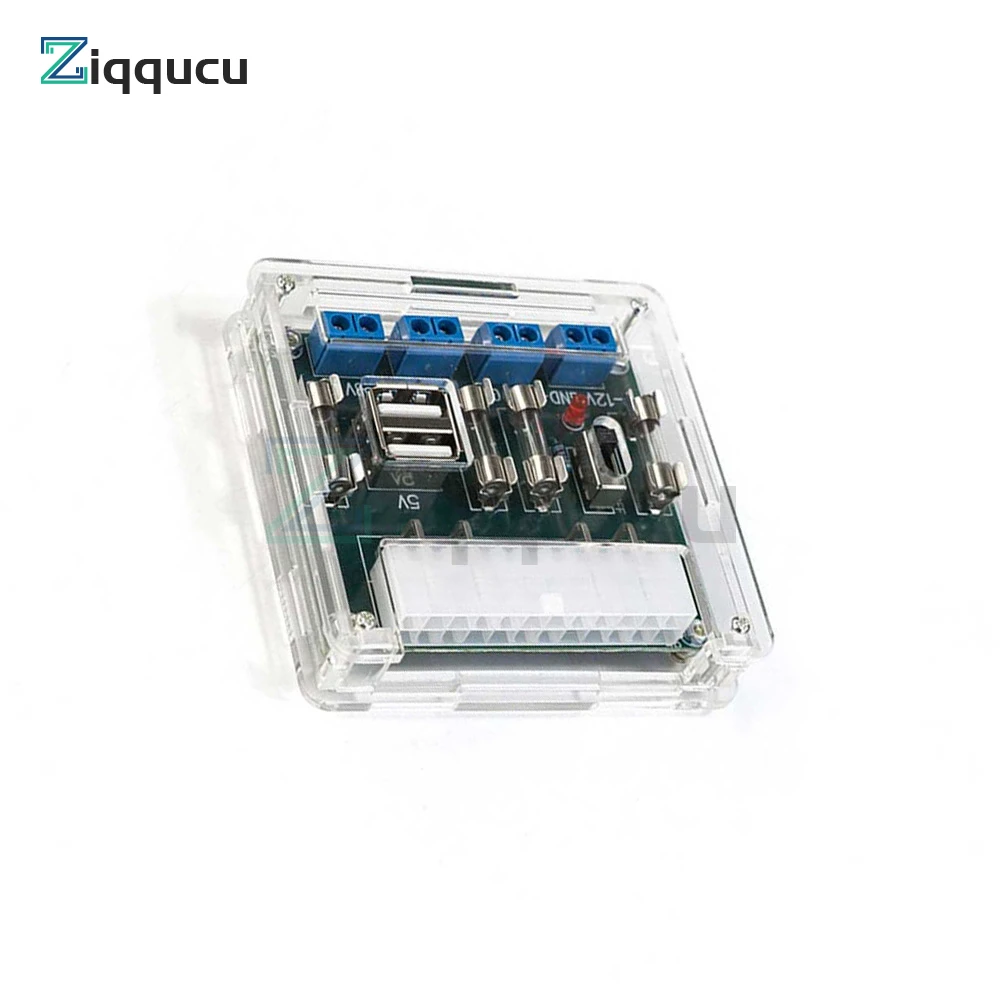 24/20 Pin ATX Computer PC Power Supply Breakout Board Adapter Extension Module 24PIN 20PIN Power Outlet Wiring Module