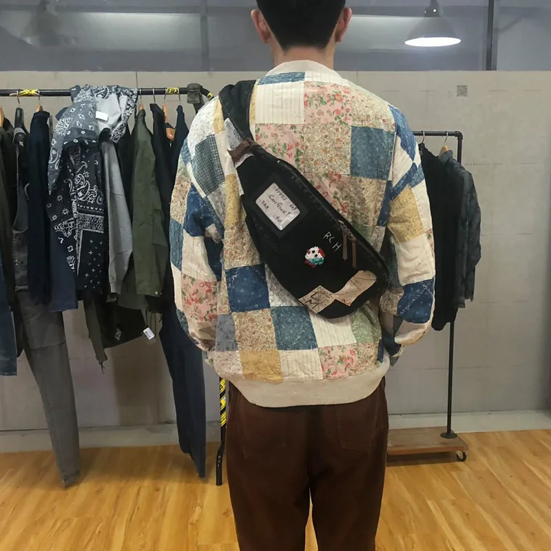 New Arrival Kapital Retro Japanese Trendy Casual Vintage Mickey Canvas Shoulder Stray Bag Ins