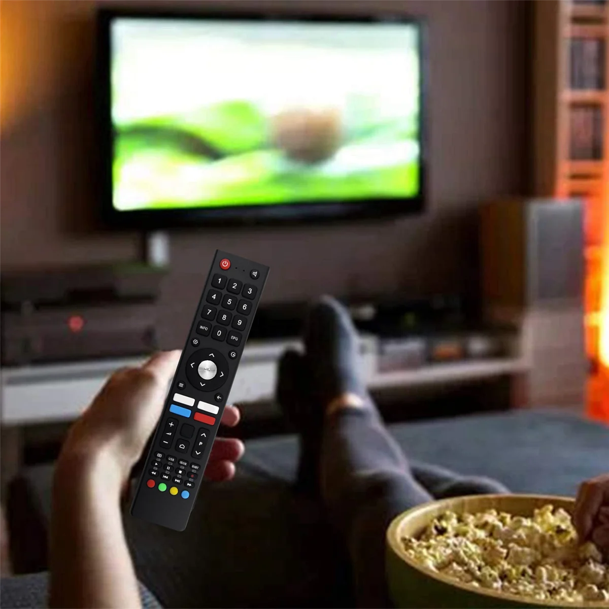 Reemplace el control remoto para CHIQ Smart 4K UHD TV L32H7N L32H7S U43H7AN U43H7L U43H7LX U50H7AN U50H7N U55H7A