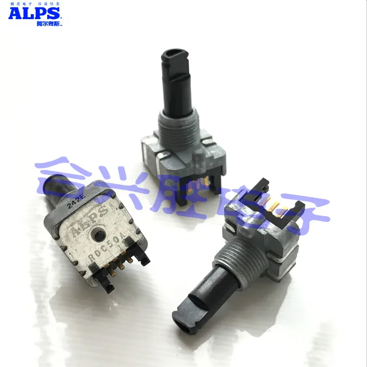 Japan ALPS Resistance Position Sensor RDC50A001A Long Life 10K Rotation 320 Degree Axis Length 20MM--10pcs/lot