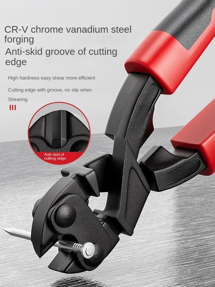 Steel wire breakers, steel bar cutting pliers, labor-saving and multi-functional small mini scissors for strong wire cutting