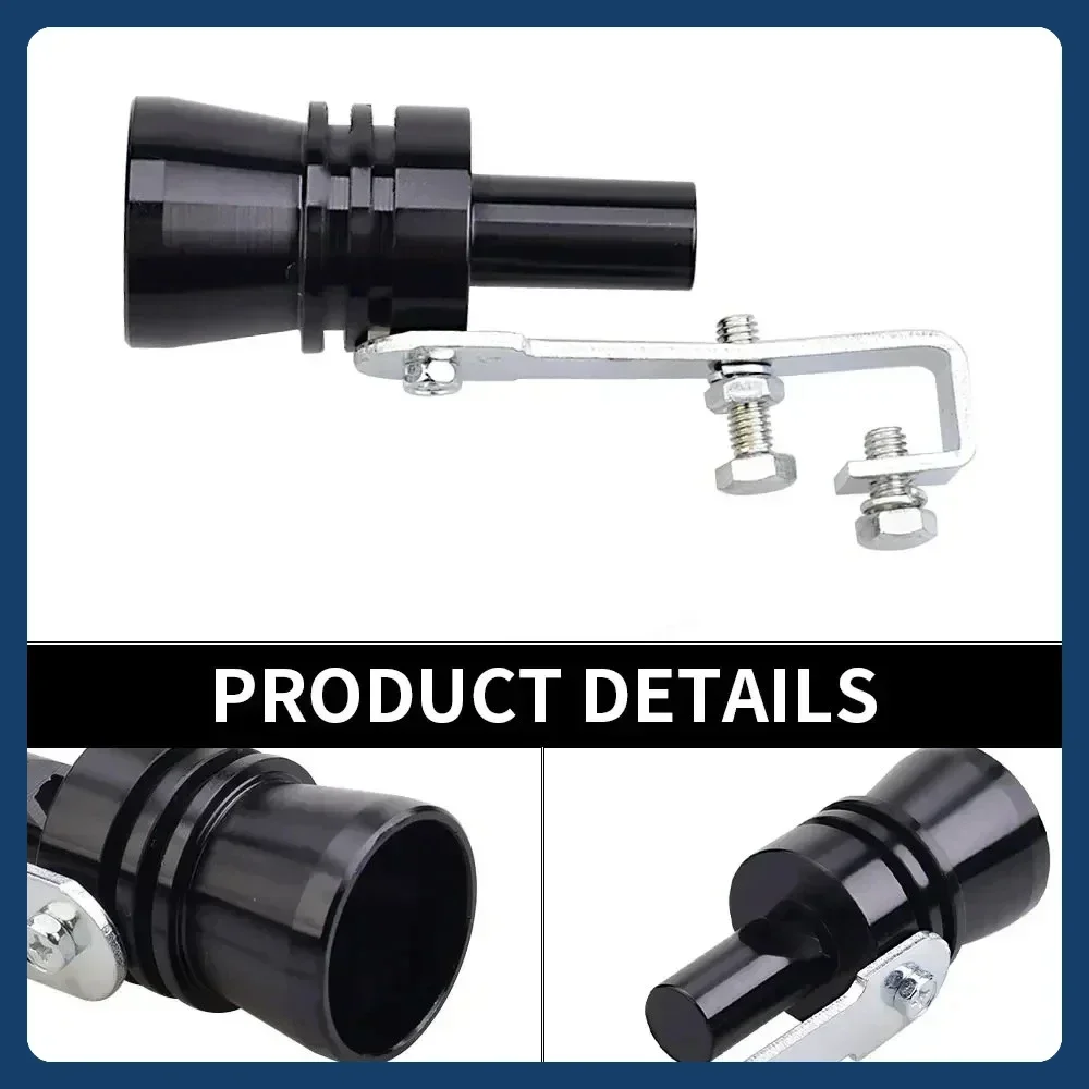 Universal Sound Simulator Car Turbo Sound Whistle Muffler Vehicle Refit Device Exhaust Pipe Turbo Sound Whistle Auto Accessories