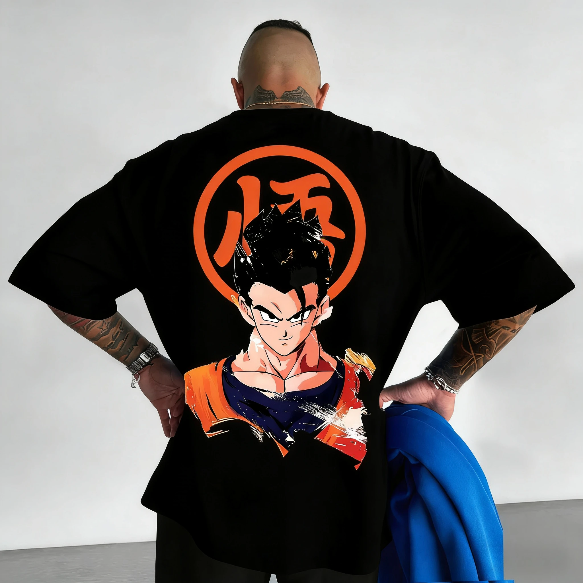

Dragon Ball Anime Goku Printed Cotton Short-sleeved 2026 Summer Loose Sporty Men's and Women's Fashionable Round-neck T-shirts