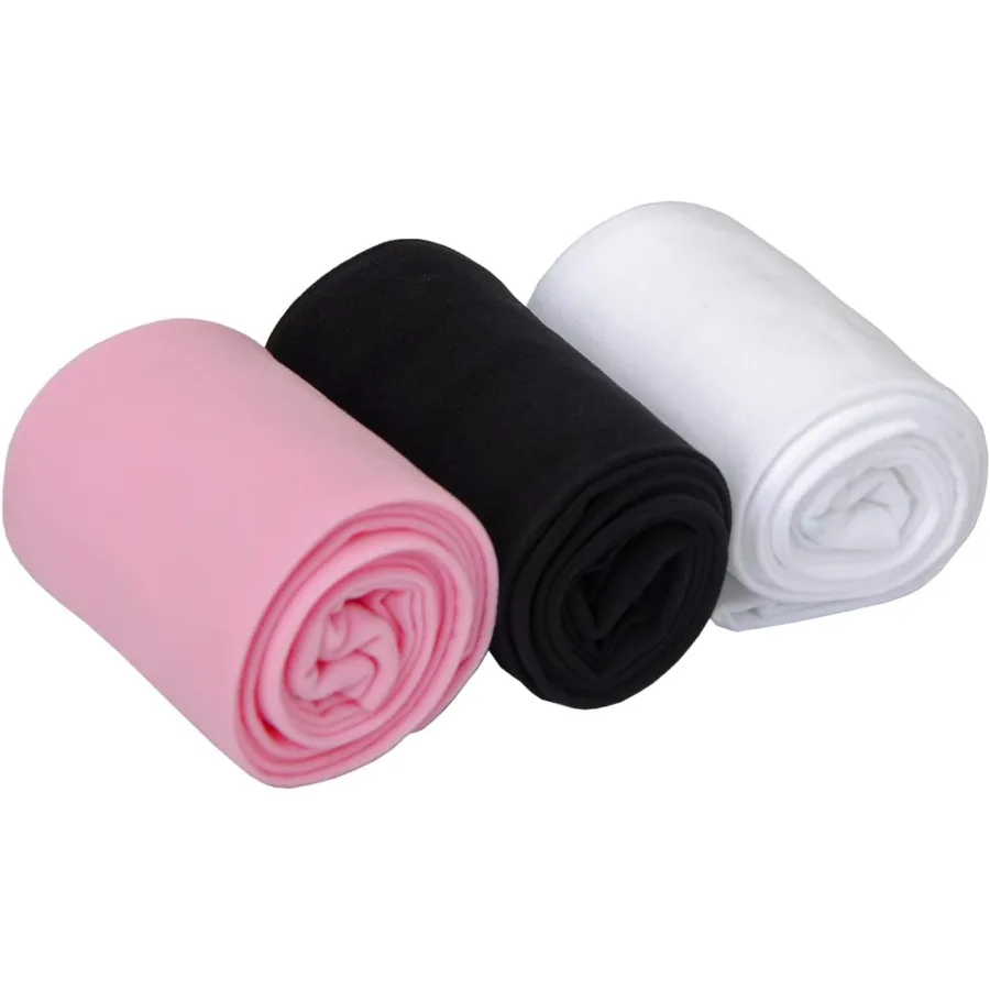 

3 Pairs Pack Girls Microfiber Tights for School and Daily Wear Soft and Stretchy Fabric with Multiple Color Options Ideal for C