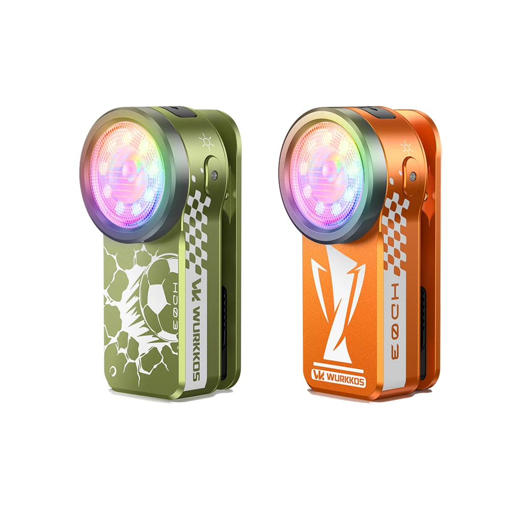 Wurkkos HD03 Mini-Magnetclip-Leuchte, 680 Lumen, wiederaufladbare USB-Taschen-RGB-Taschenlampe – Jubiläumsausgabe