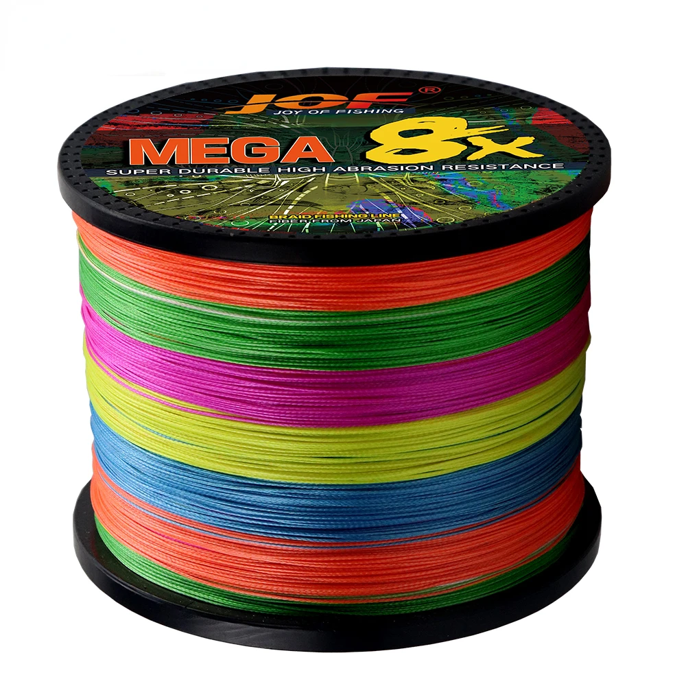 JOF X4/8 Braided PE Fishing Line 300/500/1000 Strong Multifilament Wire 10-80LB for All Waters Pike Bass Jigging Fishing Takle