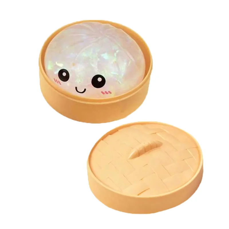 Simulatie Flash Dumpling Drukbal Langzaam rebound Zacht knijpen Decompressie Kantoor Home Decoratie Kinderen Volwassenen Verjaardagscadeaus