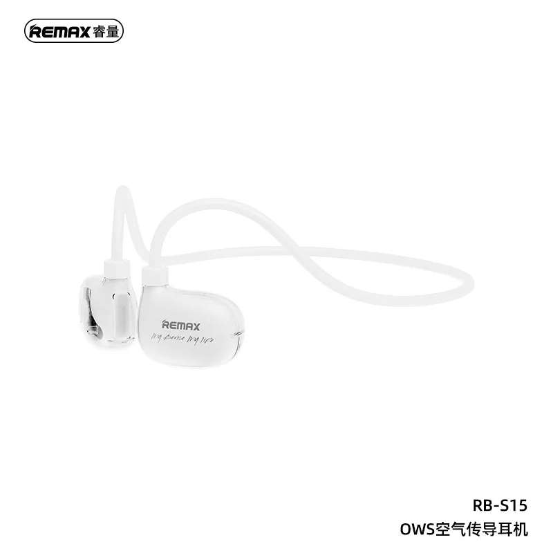 REMAX RB-S15 conduzione aerea senza perdite, leggera e confortevole, batteria a lunga distanza, suono croccante, orecchie sportive aperte
