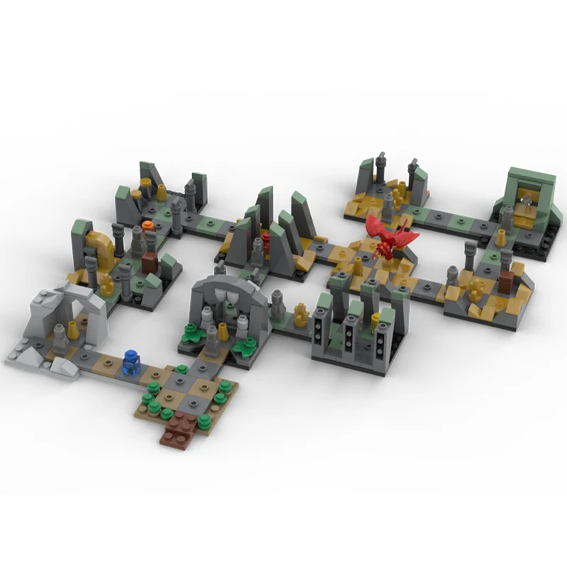 

506PCS MOC Game Series Heroica Erebor Model Custom Building Blocks Architecture DIY Assembly Display Gift Collectible Blocks Set