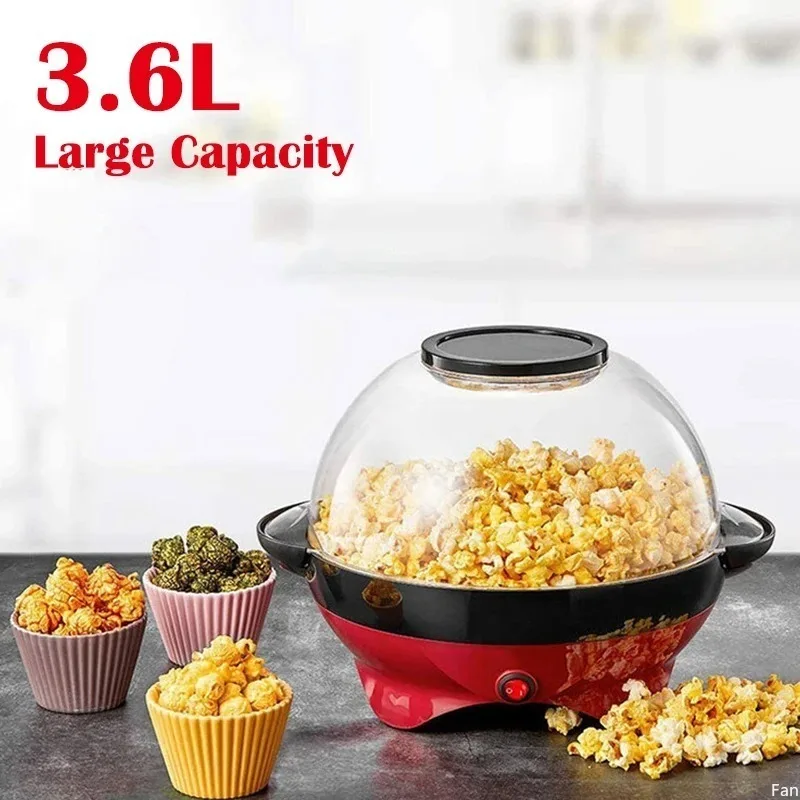 

Household 850W Electric Popcorn Machine Automatic Hot Pipoqueir Machine Home-made Diy Popcorn Movie Snack Sonifer Popper