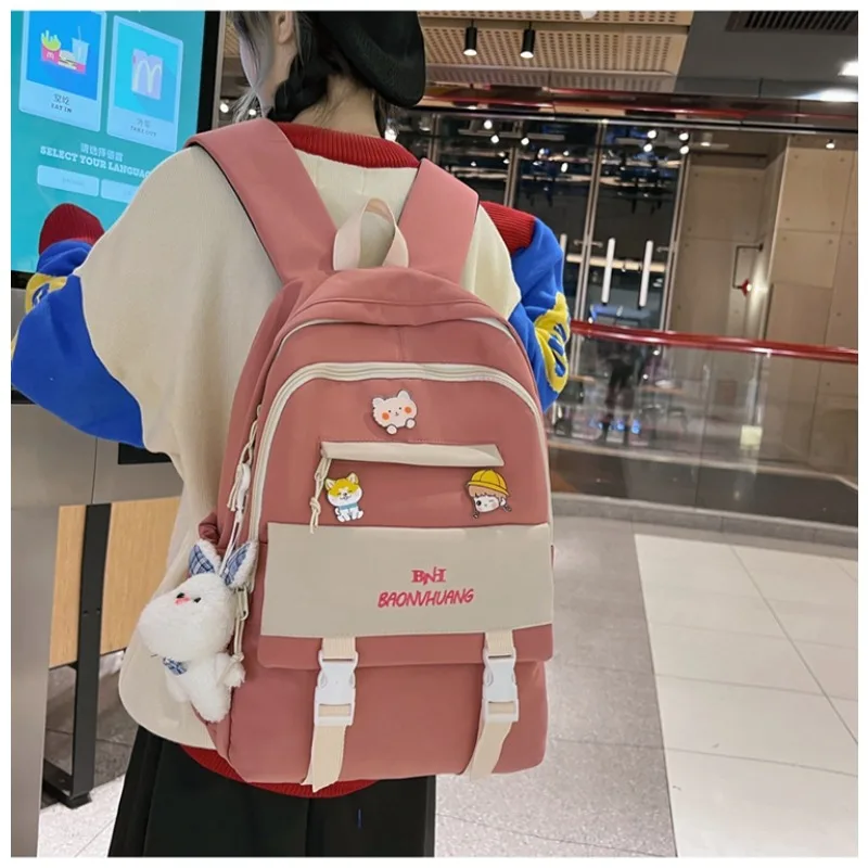 Zaini per la scuola adolescenti ragazze Casual Nylon zaino donna borse a tracolla bambini Packsack Mochilas Para Mujer