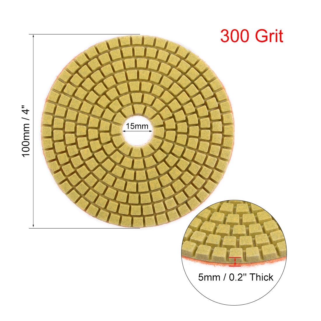 10Pc 3 "/4" Ướt/Khô Kim Cương Đánh Bóng 80/100Mm Miếng Lót Linh Hoạt Mài đĩa Cho Đá Hoa Cương Đính Đá Hoa Sàn Bê Tông Đánh Bóng