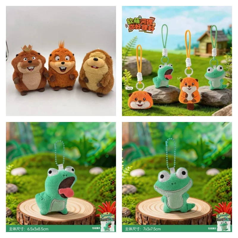 2026 Anime Hoppers Plush Cute King Georges Tom Lizard Plush Soft Stuffed Animal Beaver Plushie Doll Toy Birthday Gift For Kid