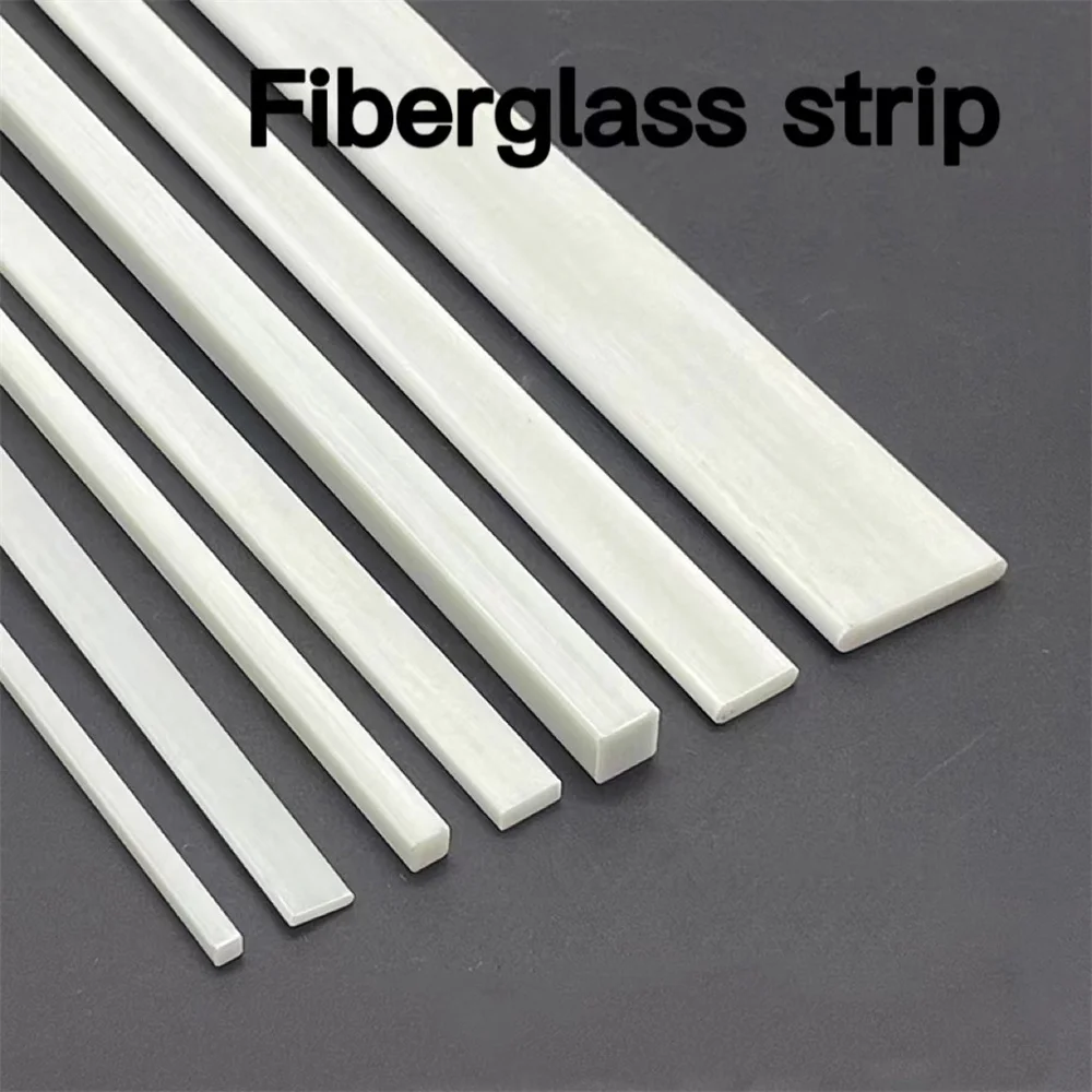 10pcs 1000mm White glass fiber sheet 1-4mm thick high-strength glass fiber sheet for making kite greenhouse