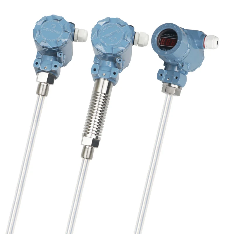 Capacitive rod type liquid level transmitter RF admittance sensor corrosion-resistant high-temperature 4-20 mA