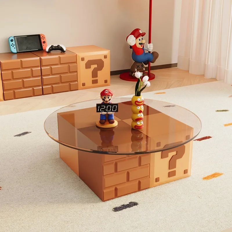 Creative Brick TV Cabinet Living Room Storage Locker Floor Locker