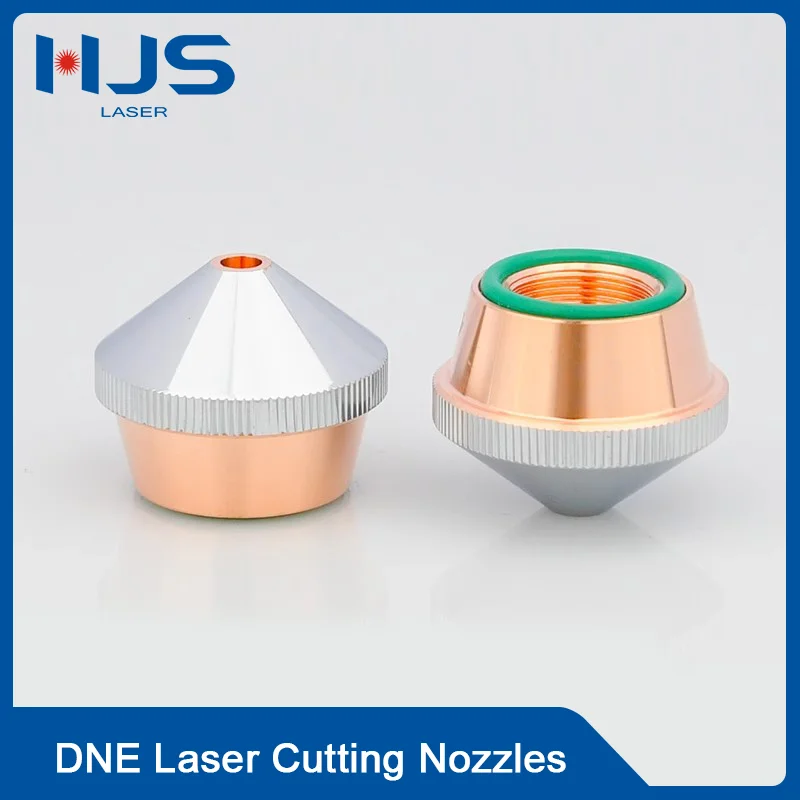 HJS DNE D28H22 Copper Laser Nozzle Single Double Chrome Plated Layer Customized Fiber Laser Cutting Machine Parts
