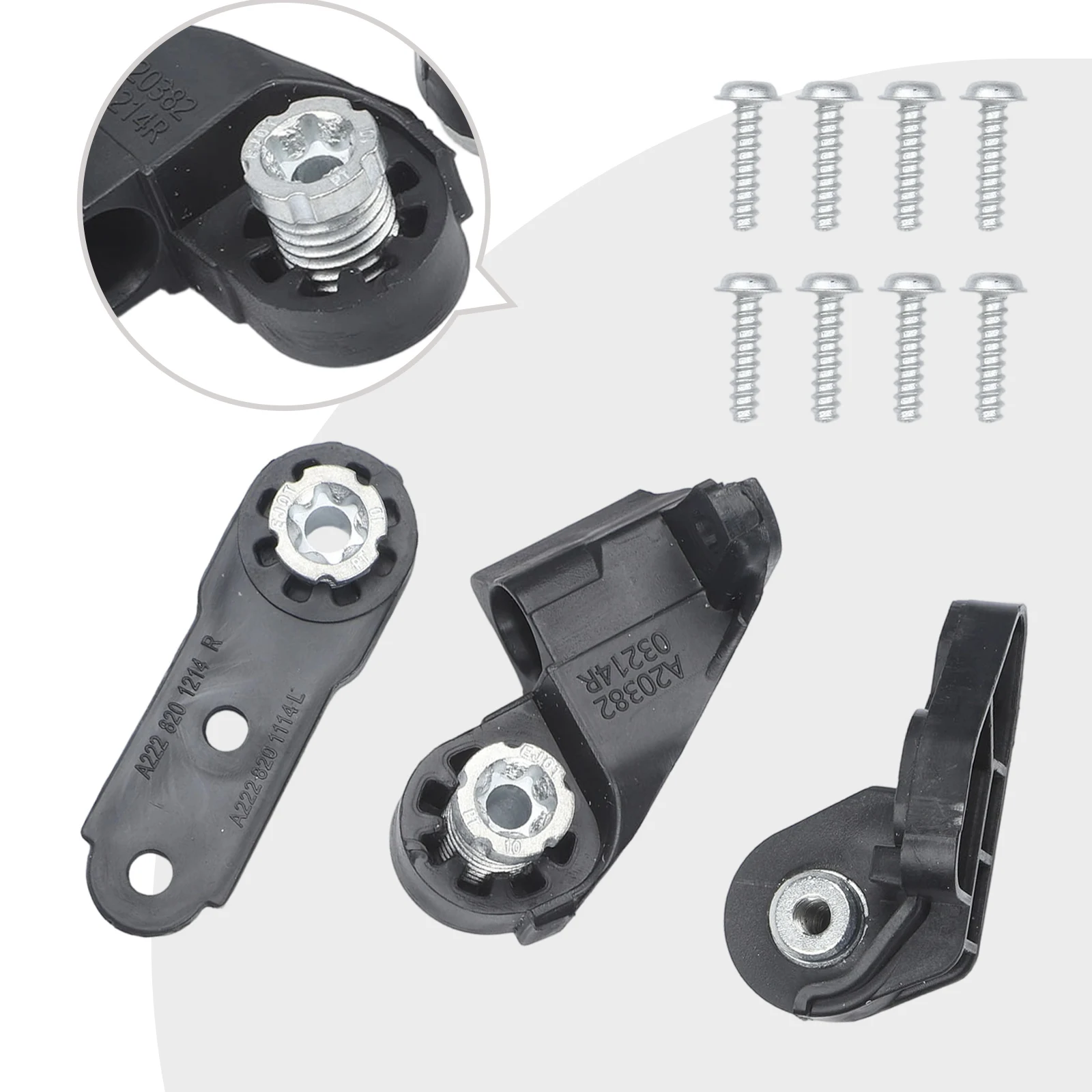 Front Right Side Headlight Support Bracket Kit Designed For Mercedes C-Class W203 A2038203214 Direct Replacement Use