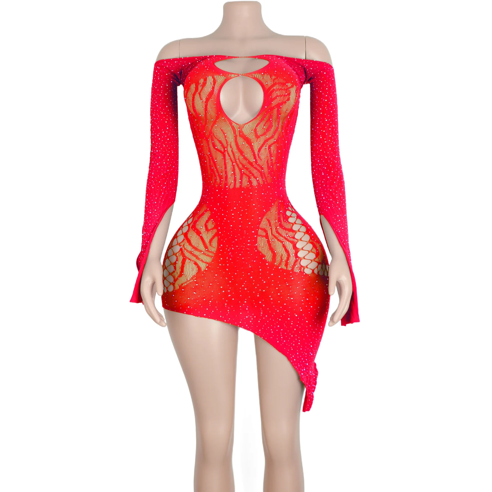 ملابس داخلية أنيقة بأكمام درامية، ملابس رقص مثالية وغريبة، مناسبات النادي، ملابس داخلية جذابة لعروض الكبار، ملابس متجرد