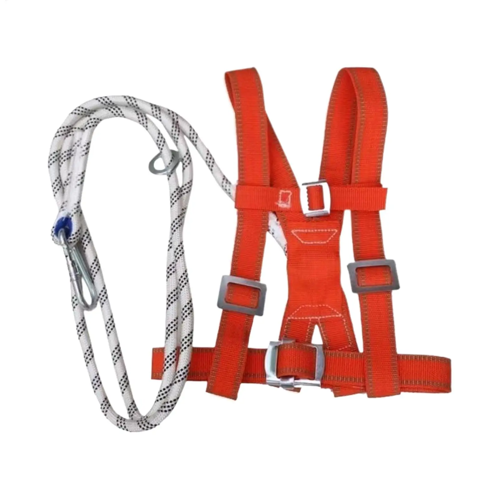 Roofing Safety Harness Adjustable Security Equipment Construction Site Body Safety Harness for Men Beginners Professionals
