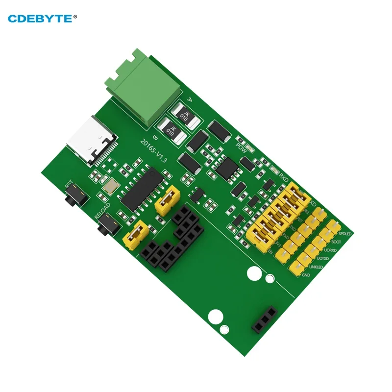 Test Board Kit CDEBYTE NT1-M-TB RS485 Type-C Interface Modbus Gateway TCP to RTU IoT MQTT Communication Network Port Module