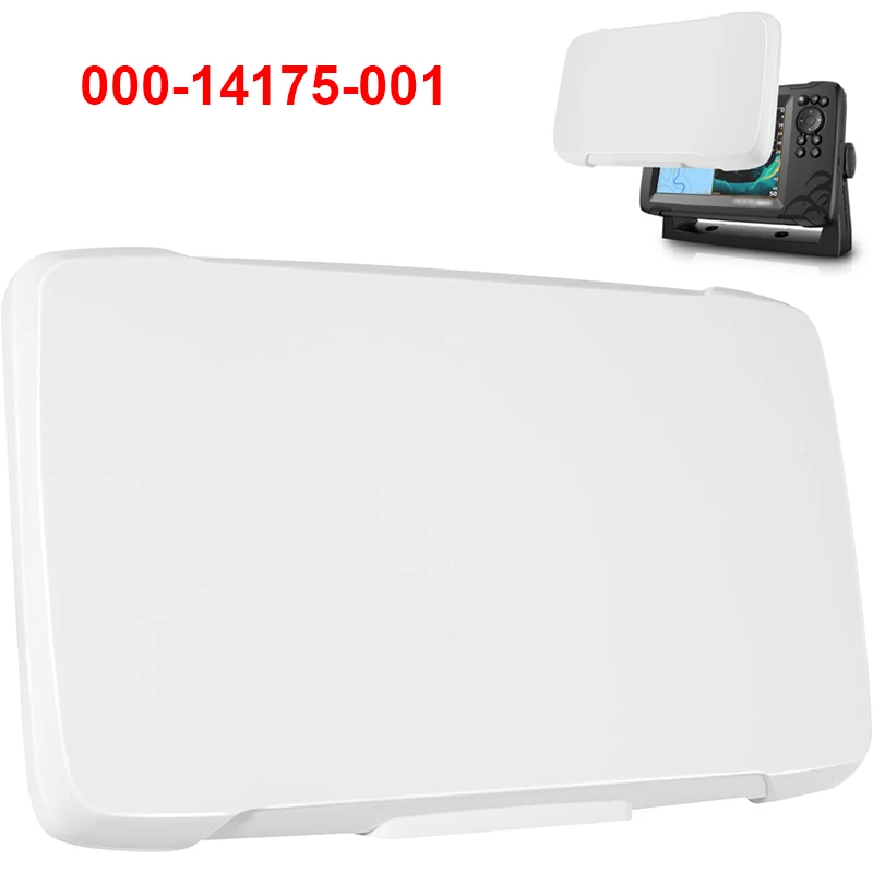 

000-14175-001 Fish Finder Sun Cover Fits for Lowrance HOOK2 7 Fish Finder & for Hook Reveal 7 Models, white (7-inch)