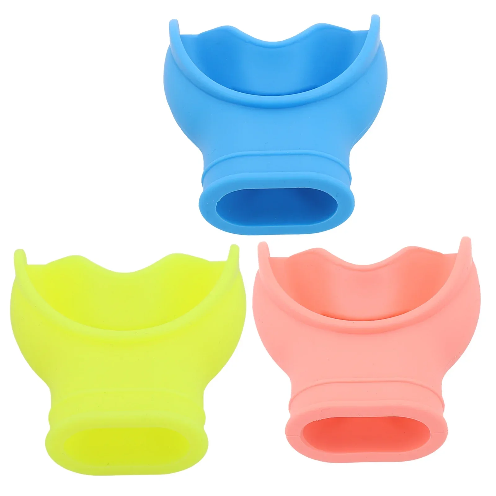 1Pcs Red/pink/yellow/blue/green/purple Scuba Diving Second Stage Silicone Mouthpieces Snorkel Regulator  Mouthpieces