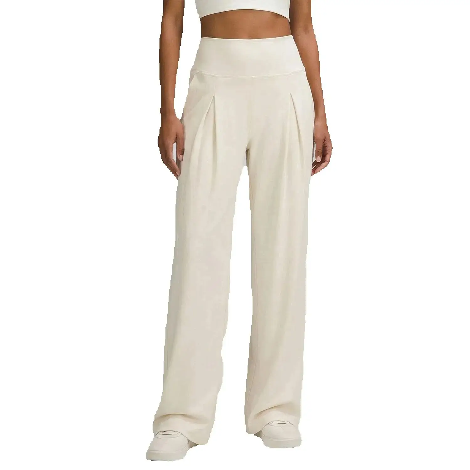 Women's High Waist Yoga Pants  Straight Leg Sweatpants Loose Casual Wide Leg Lounge Pants for Running Gym Training Trousers