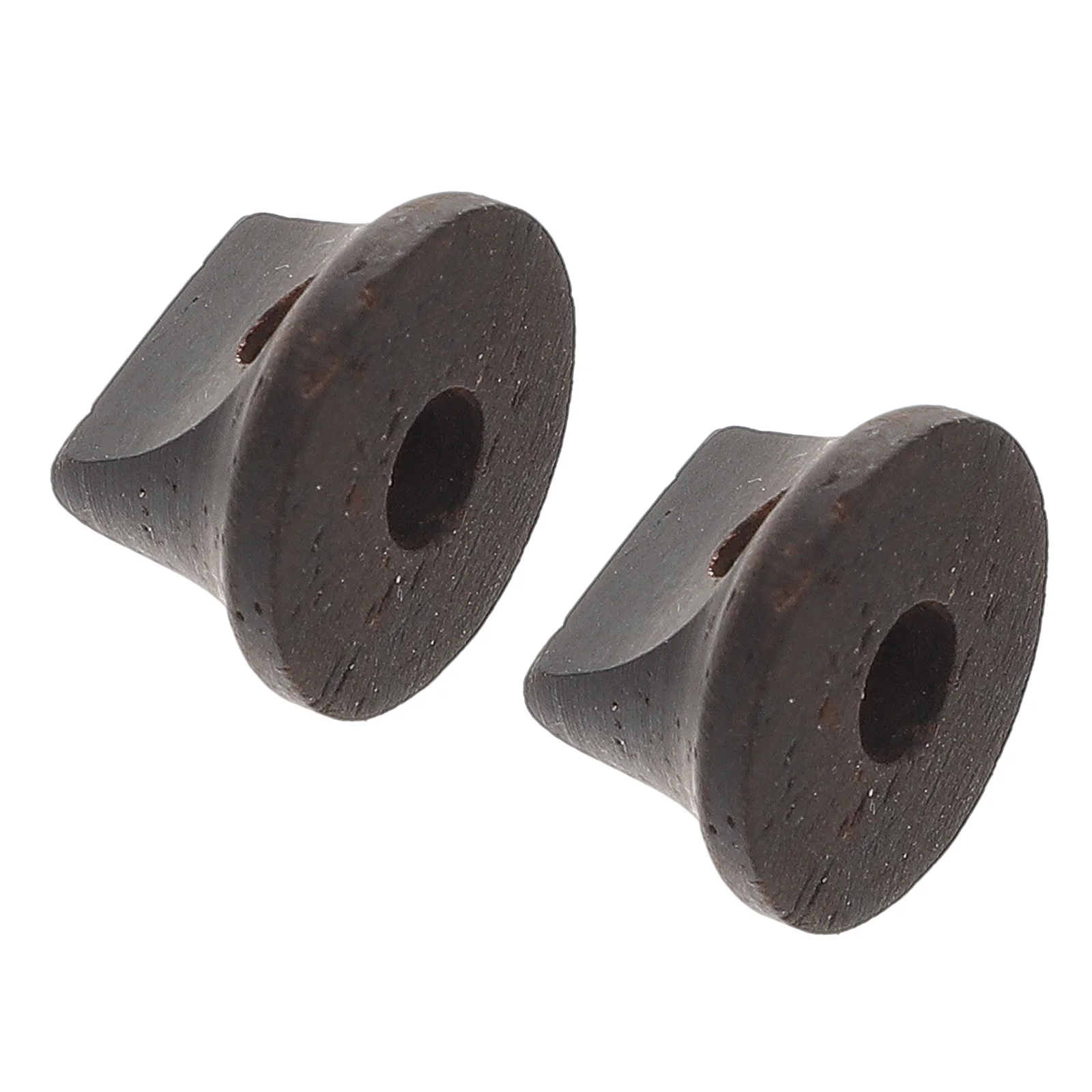 

2Pcs Durable Ebony Erhu Bridge Practical Replacement Instrument Accessory Chinese Erhu Parts Musical Instrument Parts