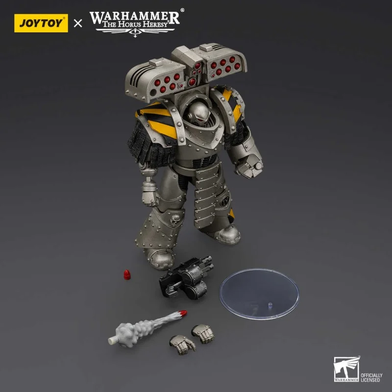 Figurka akcji JOYTOY 1/18 Warhammer 40K Iron Warriors Tyrant Siege Master Terminator z raketownikiem, zabawki, lalki
