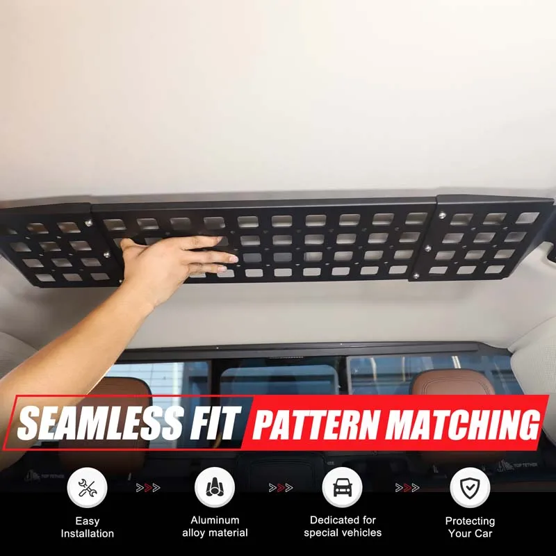 

Aluminum Alloy Black For Ford Maverick 2022-2025+ Car rear row roof rack car interior modification accessories