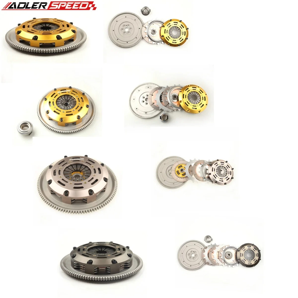 

ADLERSPEED Racin/Sprung Clutch Single/Twin/Triple Disc CLUTCH KIT+FLYWHEEL для 92-05 Honda Civic D15 D16 D17