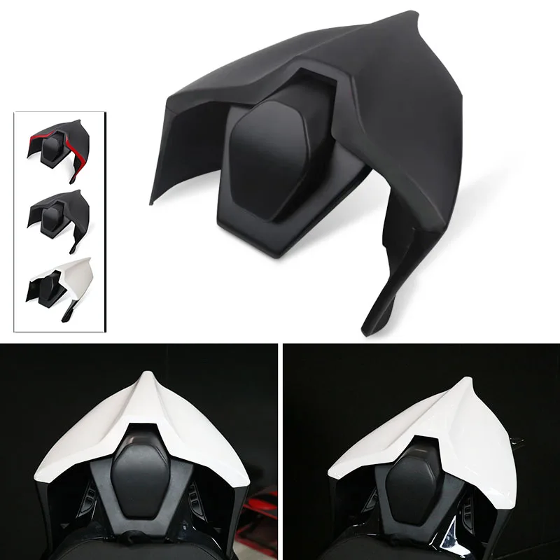 Motorcycle Rear Seat Cover Pillion Passenger Solo Seat Back Cover Fairing Cowl For 675SR 675SR-R 675NK 675SR R