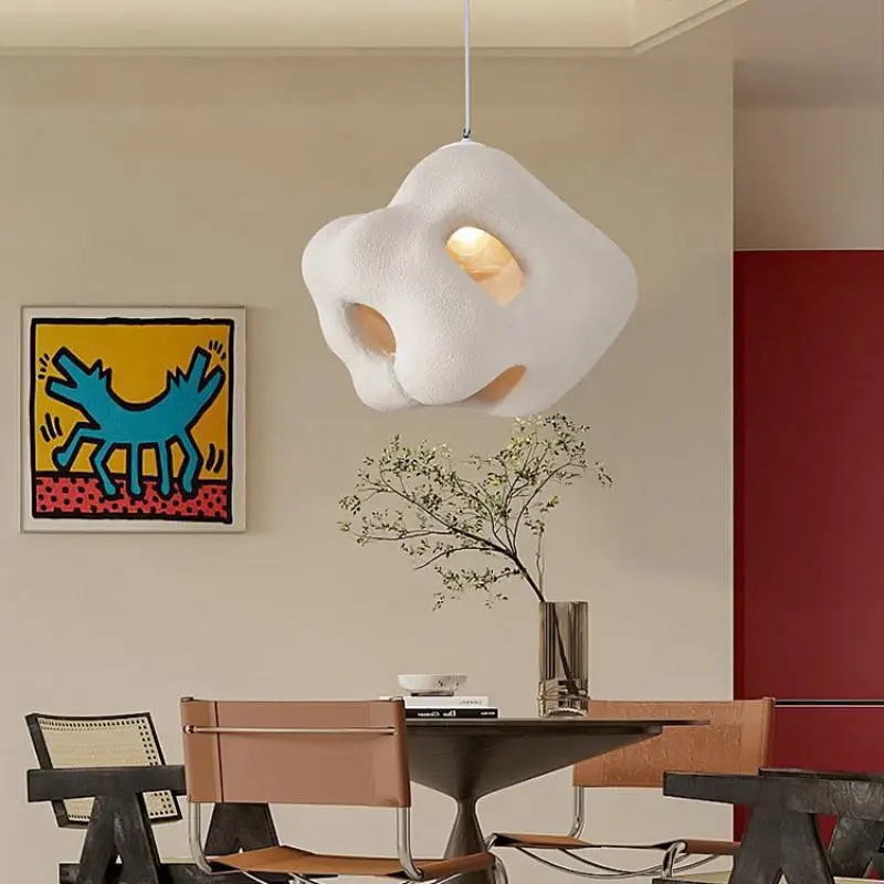 

Wabi Sabi style indoor bedroom pendant light entrance retro living room headboard high-end feeling, antique style minimalist